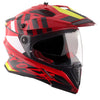 AXOR XCross Dual Visor Orbit Gloss Red Black Helmet