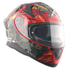 AXOR Apex Ascetic Gloss Red Grey Helmet
