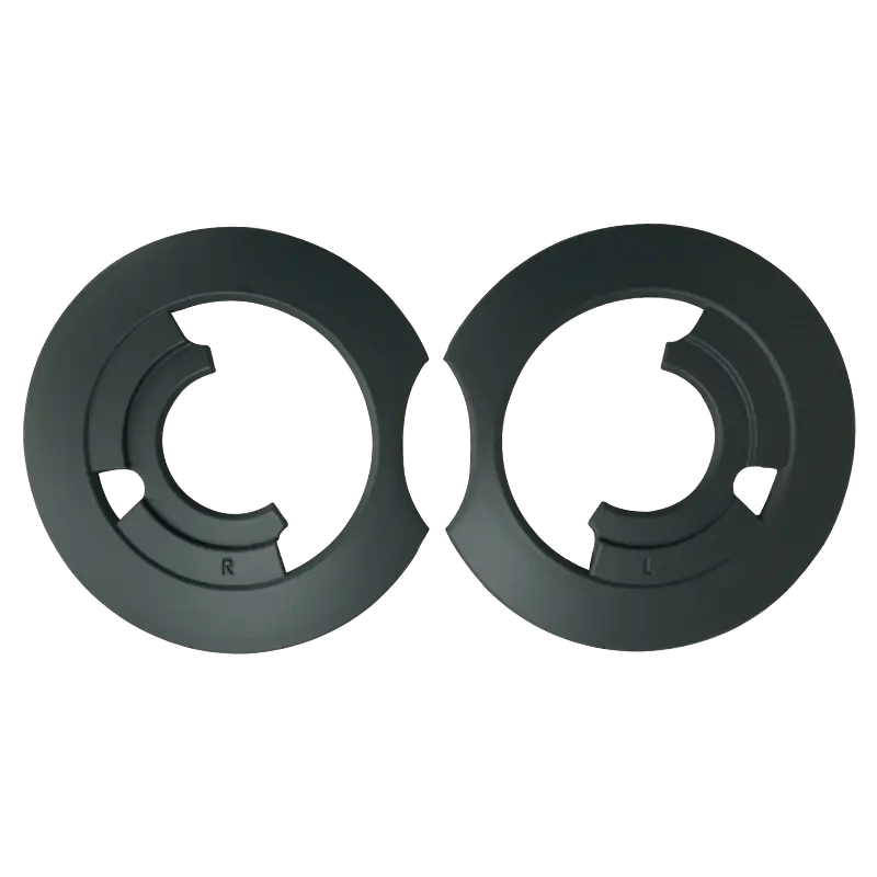 SMK Spare Base Plate for Retro Helmets (Gloss Black)