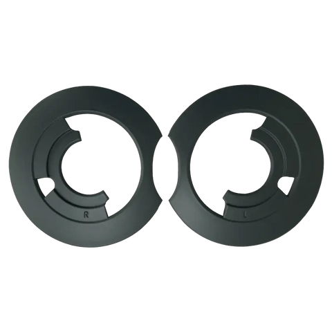 SMK Spare Base Plate for Retro Helmets (Gloss Black)