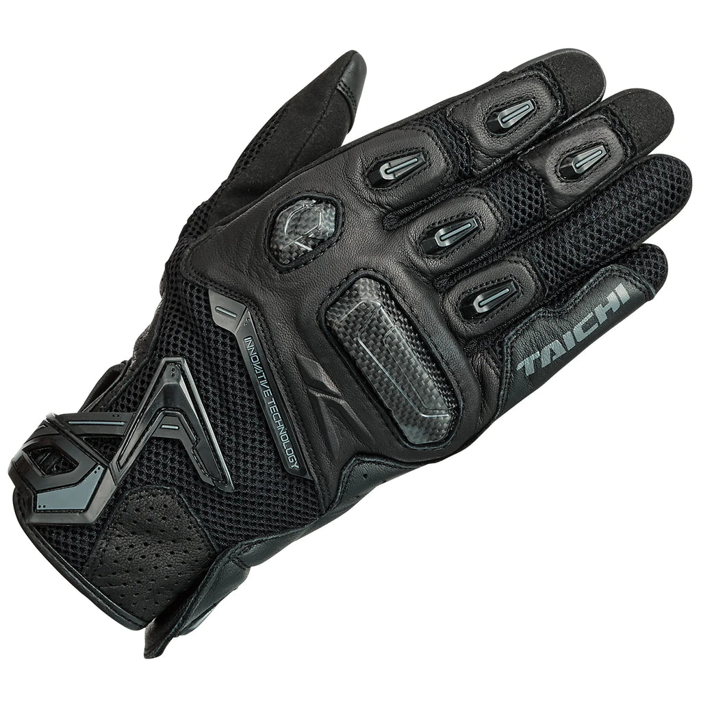 RS Taichi Raptor Mesh Motorcycle Gloves (Black)