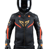 DSG Race Pro Sport Riding Jacket (Black Red Gold)