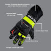 DSG Race Pro Sport Gloves (Black Fluro Yellow)