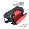 DSG Alpha Thigh Bag (Black Red)