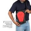 DSG Alpha Thigh Bag (Black Red)