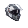 MT Thunder 3 SV Spoiler Breezer B2 Gloss Black White Grey Helmet
