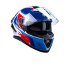 MT Thunder 3 SV Spoiler Breezer A17 Gloss White Blue Red Helmet