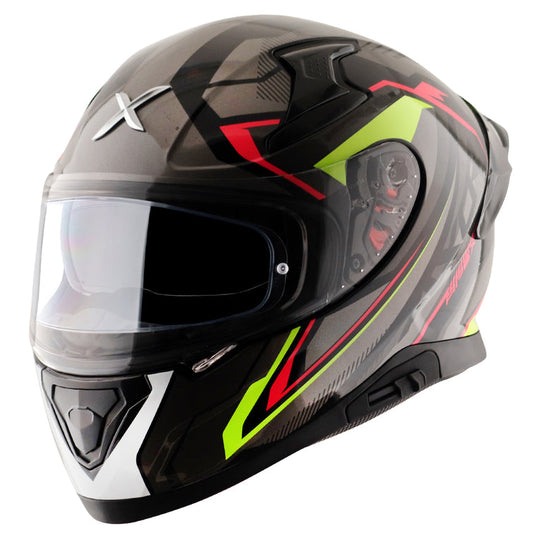 AXOR Apex Road Trip Gloss Black Grey Helmet
