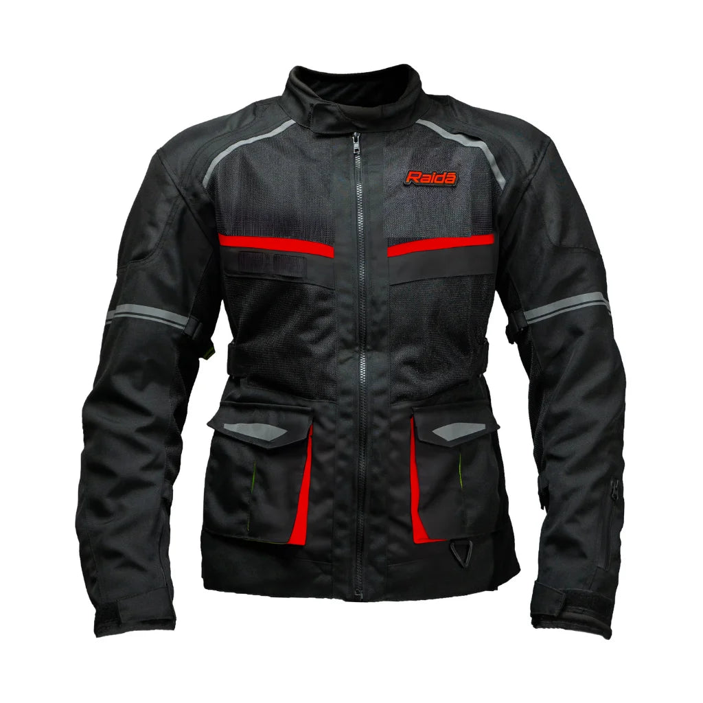 Raida Rover Riding Jacket (Black Red)