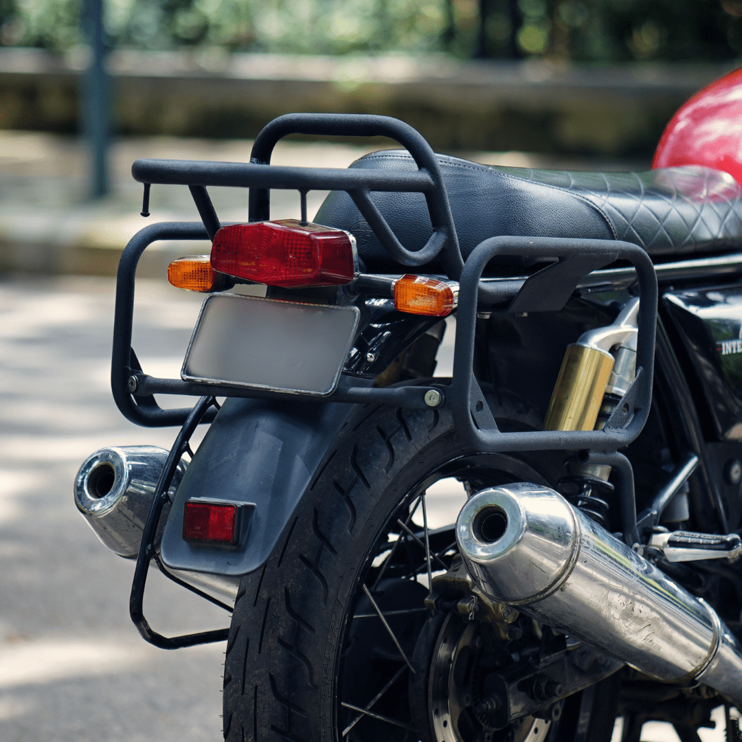 Interceptor With Rear Rack Hyperrider Royal Enfield Interceptor 650 Top Rack (HRINT005S)– Moto Central