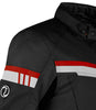 Rynox Stealth Air Pro Riding Jacket (Black Red with Black Mesh)