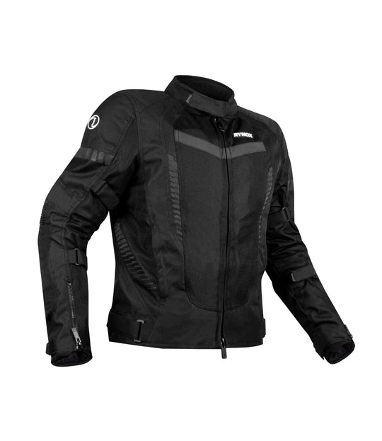 Rynox Tornado Pro 4 Riding Jacket CE Certified Class A (All Black)