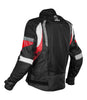 Rynox Tornado Pro 4 Riding Jacket CE Certified A Class (Black Red)