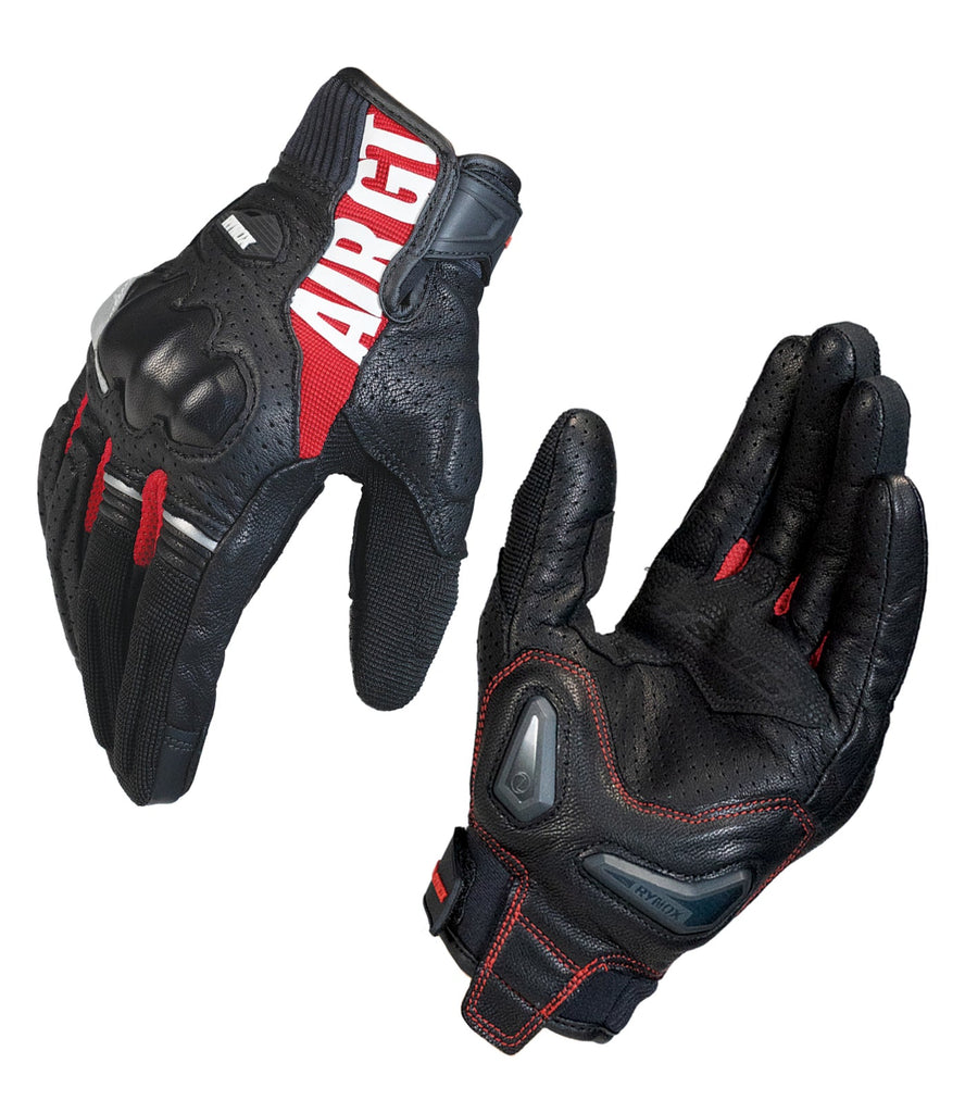 Rynox AIR GT2 Gloves (Black Red)