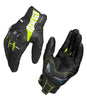 Rynox AIR GT2 Gloves (Black Hi Viz Green)