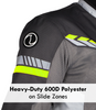 Rynox Air GT 4 Riding Jacket CE Certified Class A (Grey Hi Viz Green)