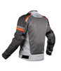 Rynox Air GT 4 Riding Jacket CE Certified Class A (Grey Hi Viz Orange)