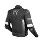 Rynox Apex Evo Riding Jacket CE Certified Class AA (Black White)