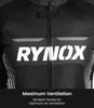 Rynox Apex Evo Riding Jacket CE Certified Class AA (Black White)