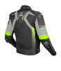 Rynox Apex Evo Riding Jacket CE Certified Class AA (Black Hi Viz Green)