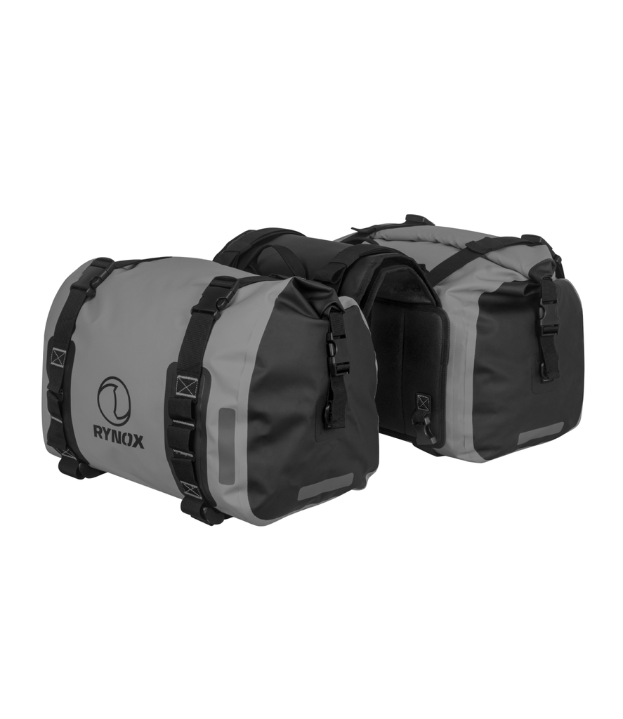 Rynox Expedition Saddle Bags Stormproof (Light Grey)