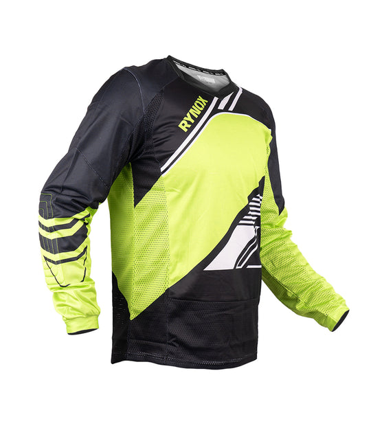 Rynox Frontier Pro Offroad Jersey (Black Green)