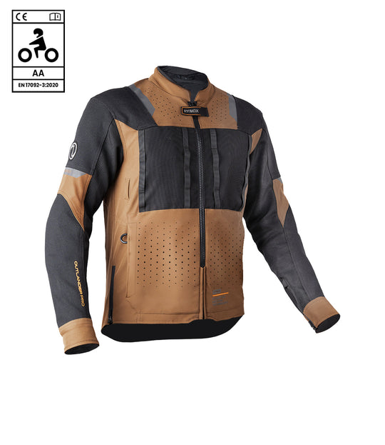 Rynox Outlander Pro Jacket CE Certified Class AA (Brown Black)