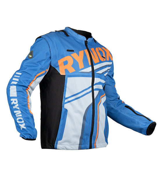 Rynox Dune Neo Trail Offroad Jacket (Blue Orange)