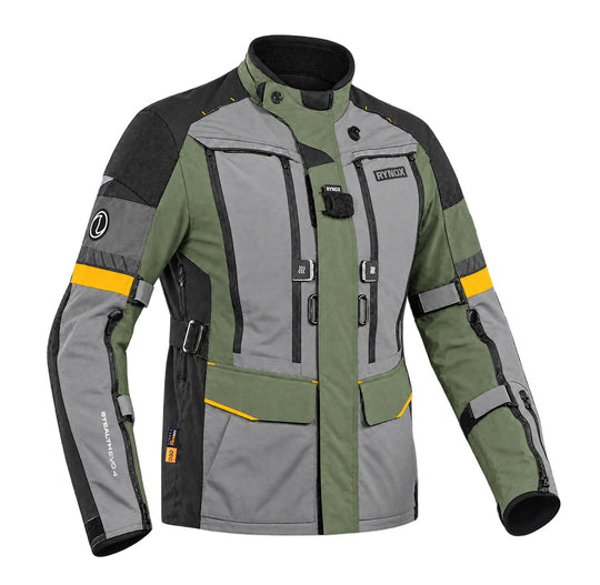 Rynox Stealth Evo 4S Jacket (Woodland Orange)
