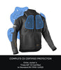 Rynox Outlander Pro Jacket CE Certified Class AA (All Black) - Moto Central