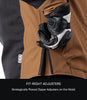 Rynox Outlander Pro Jacket CE Certified Class AA (Brown Black) - Moto Central