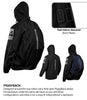 Rynox H2GO Pro 4 Rain Jacket (Black)