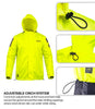 Rynox H2GO Pro 4 Rain Jacket (Hi Viz Green)