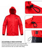 Rynox H2GO Pro 4 Rain Jacket (Hi Viz Red)