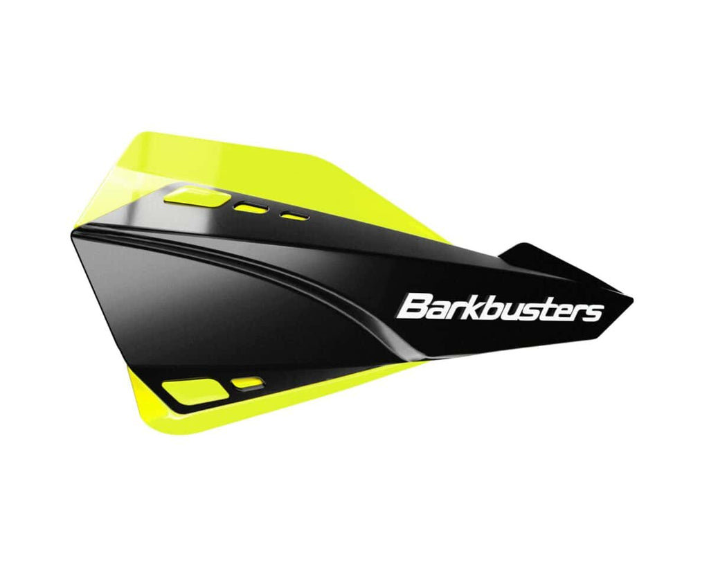 Barkbusters SABRE MX Enduro Handguards BLACK with Deflectors in Yellow Hi Viz (SAB-1BK-02-YH)