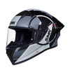 SMK Stellar Sports Faro Gloss Black Grey (GL266) Helmet