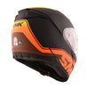 SMK Bionic Adult Aerix Matt Black Orange Yellow (MA274) Helmet