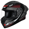 SMK Stellar Sports Flight Gloss Matt Black Red Grey (MA236) Helmet