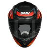 SMK Typhoon Sports Tourer Gloss Black Orange Blue (GL275) Helmet
