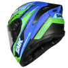 SMK Typhoon Sports Tourer Matt Blue Green (MA585) Helmet