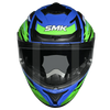 SMK Typhoon Sports Tourer Matt Blue Green (MA585) Helmet