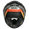 SMK Typhoon Sports Tourer Gloss Grey Orange Black (GL672) Helmet