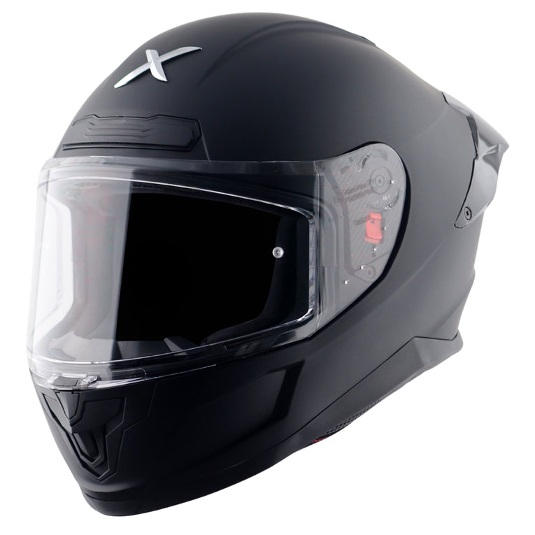 AXOR Saber Solid Dull Black Helmet– Moto Central