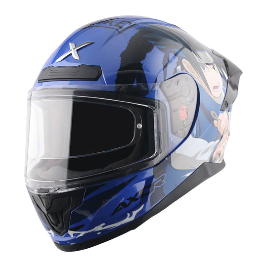 AXOR Saber Sasuke Gloss Dark Blue Black Helmet