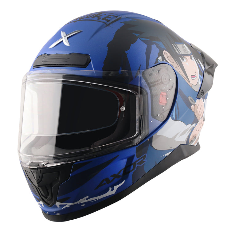 AXOR Saber Sasuke Dull Dark Blue Black Helmet