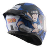 AXOR Saber Sasuke Dull Dark Blue Black Helmet