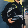 LS2 FF805 THUNDER Carbon GP Aero Polar Gloss Black Grey Helmet