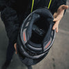 LS2 FF805 THUNDER Carbon GP Aero Polar Gloss Black Grey Helmet