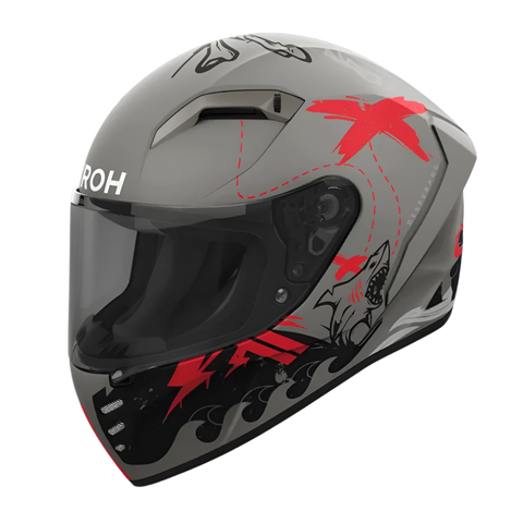 Airoh Connor Desperado Orange Black Titanium Matt Helmet