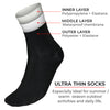 Viaterra Randy Sun Ultra Thin Waterproof Socks (Mid Calf)